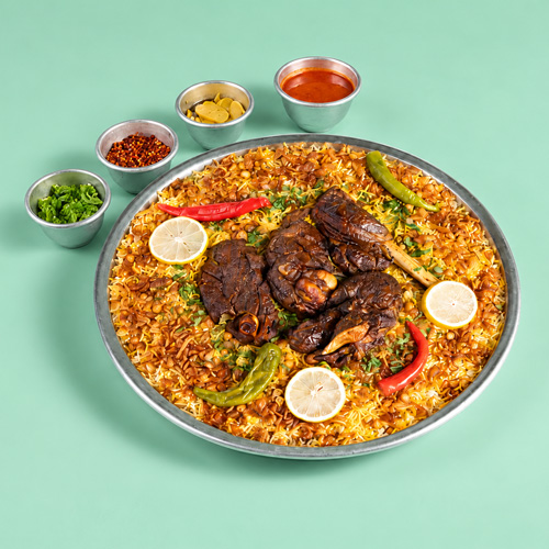 Tray Arabic Lamb Machbous 